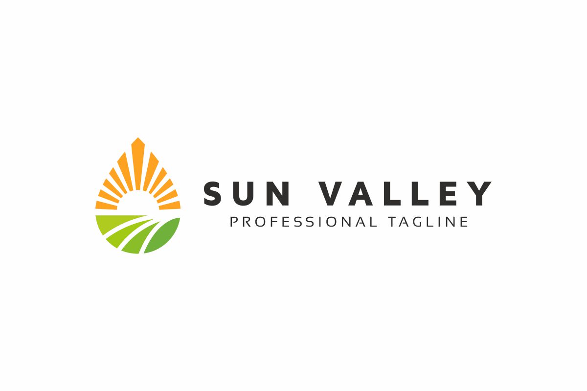 Download Шаблон логотипа "Sun Valley Logo Template" / Sun Valley Logo Template - Шаблон логотипа на тему графика art ball beach beauty clip-art creativity design designers emblem freedom graphic green greenery holiday icon insignia logo nature paint stroke