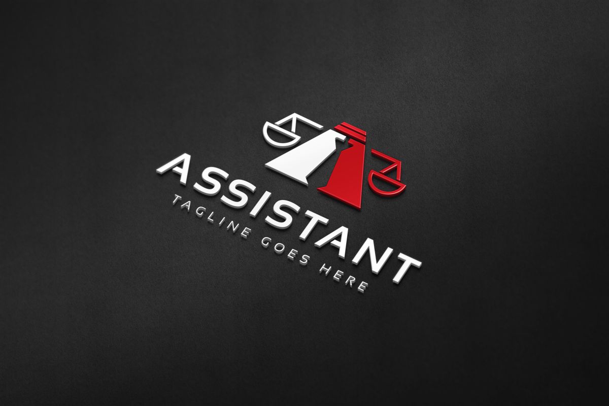 Download Шаблон логотипа "Assistant Law Company Logo Template" / Assistant Law Company Logo Template - Шаблон логотипа на тему графика balance counsellor court courthouse crest crests criminal casead human right illegal judge judgment justice king law education firm lawyer lawyer