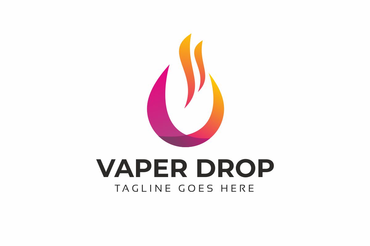 Download Шаблон логотипа "Vaper Drop Logo Template" / Vaper Drop Logo Template - Шаблон логотипа на тему графика aromatherapy atomizer box mod cigarette clearomizer cloud computing drip tip e cigarette electronic liquid ohm spiral lamps tech vape vaper