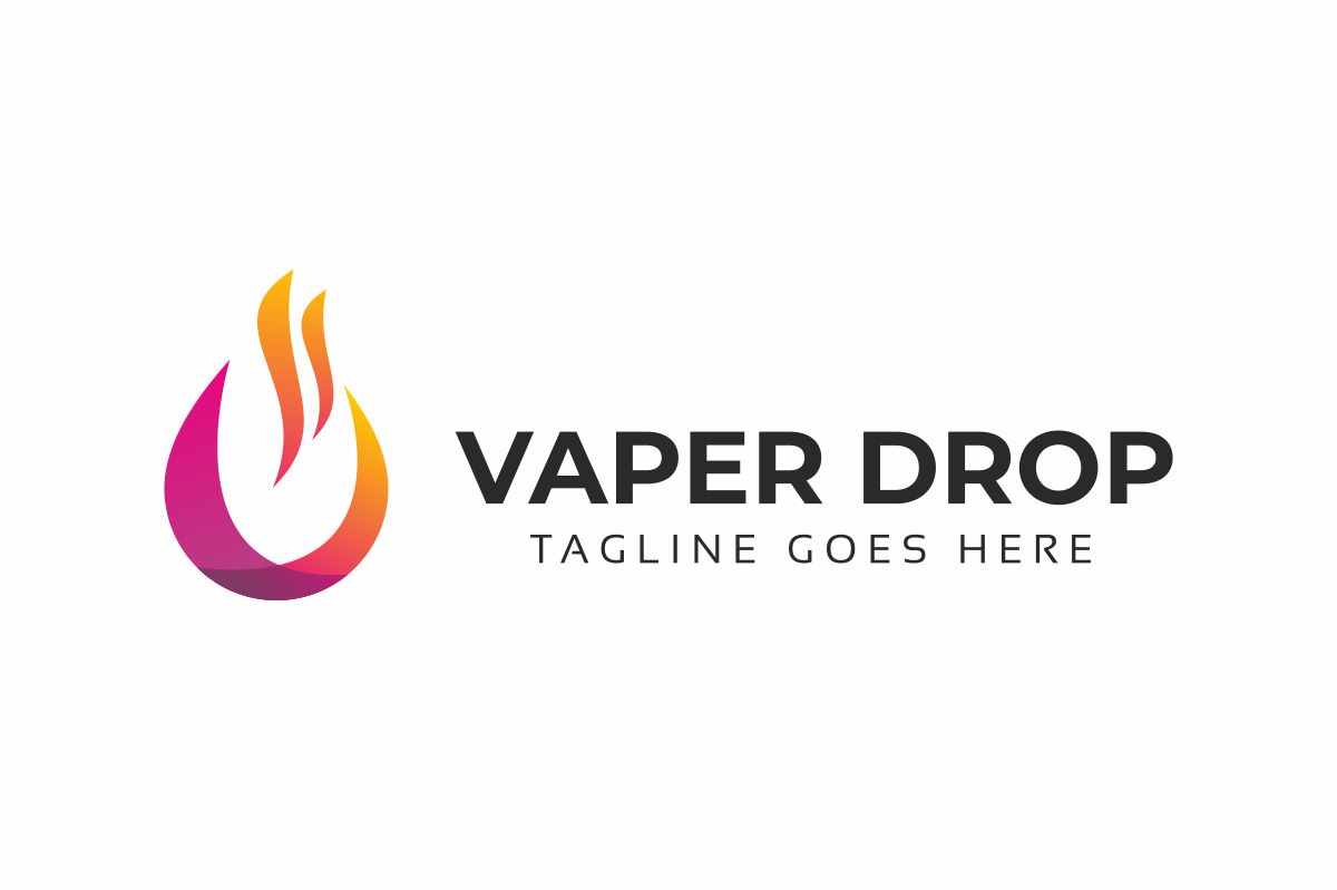 Download Шаблон логотипа "Vaper Drop Logo Template" / Vaper Drop Logo Template - Шаблон логотипа на тему графика aromatherapy atomizer box mod cigarette clearomizer cloud computing drip tip e cigarette electronic liquid ohm spiral lamps tech vape vaper