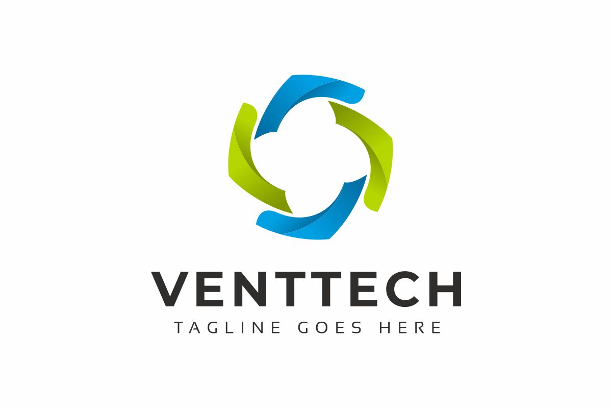 Download Шаблон логотипа "Ventilation Logo Template" / Ventilation Logo Template - Шаблон логотипа на тему графика abstract agency brand branding business corporate creative design dinamo dynamo energy fan generator identity logo logotype professional studio symbol tool