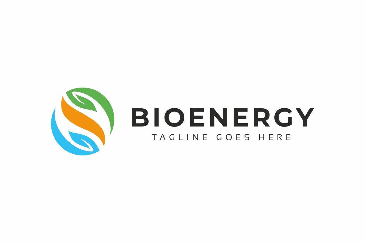 Download Шаблон логотипа "Bio Energy Logo Template" / Bio Energy Logo Template - Шаблон логотипа на тему графика bio eco energy foil fuel green leaf logo natural nature oil