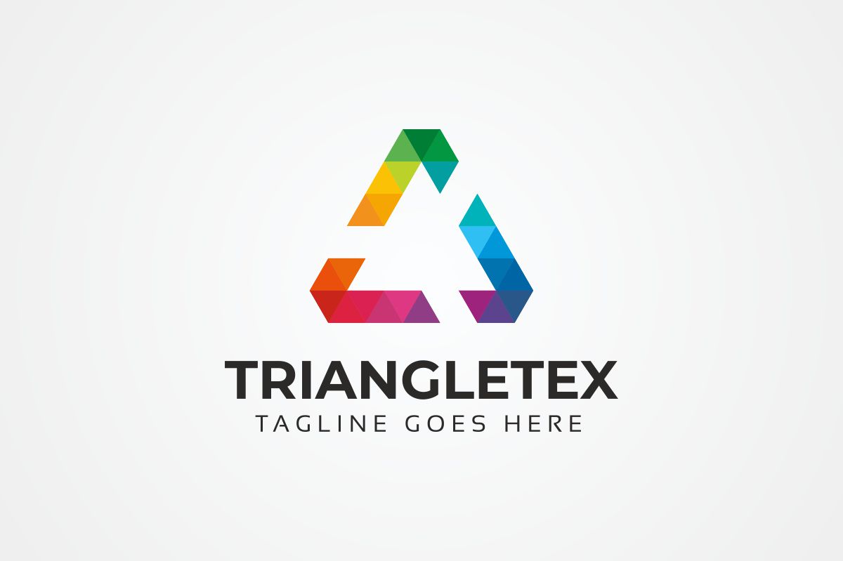 Download Шаблон логотипа "Triangle Colorful Logo Template" / Triangle Colorful Logo Template - Шаблон логотипа на тему графика ad add addition additional blue colorful combine combined entertainment green group interactive media multimedia orange plus team work three angel