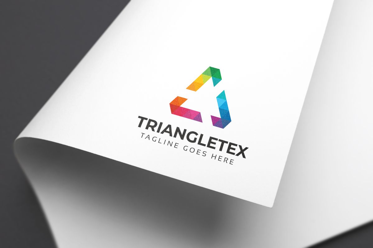 Download Шаблон логотипа "Triangle Colorful Logo Template" / Triangle Colorful Logo Template - Шаблон логотипа на тему графика ad add addition additional blue colorful combine combined entertainment green group interactive media multimedia orange plus team work three angel