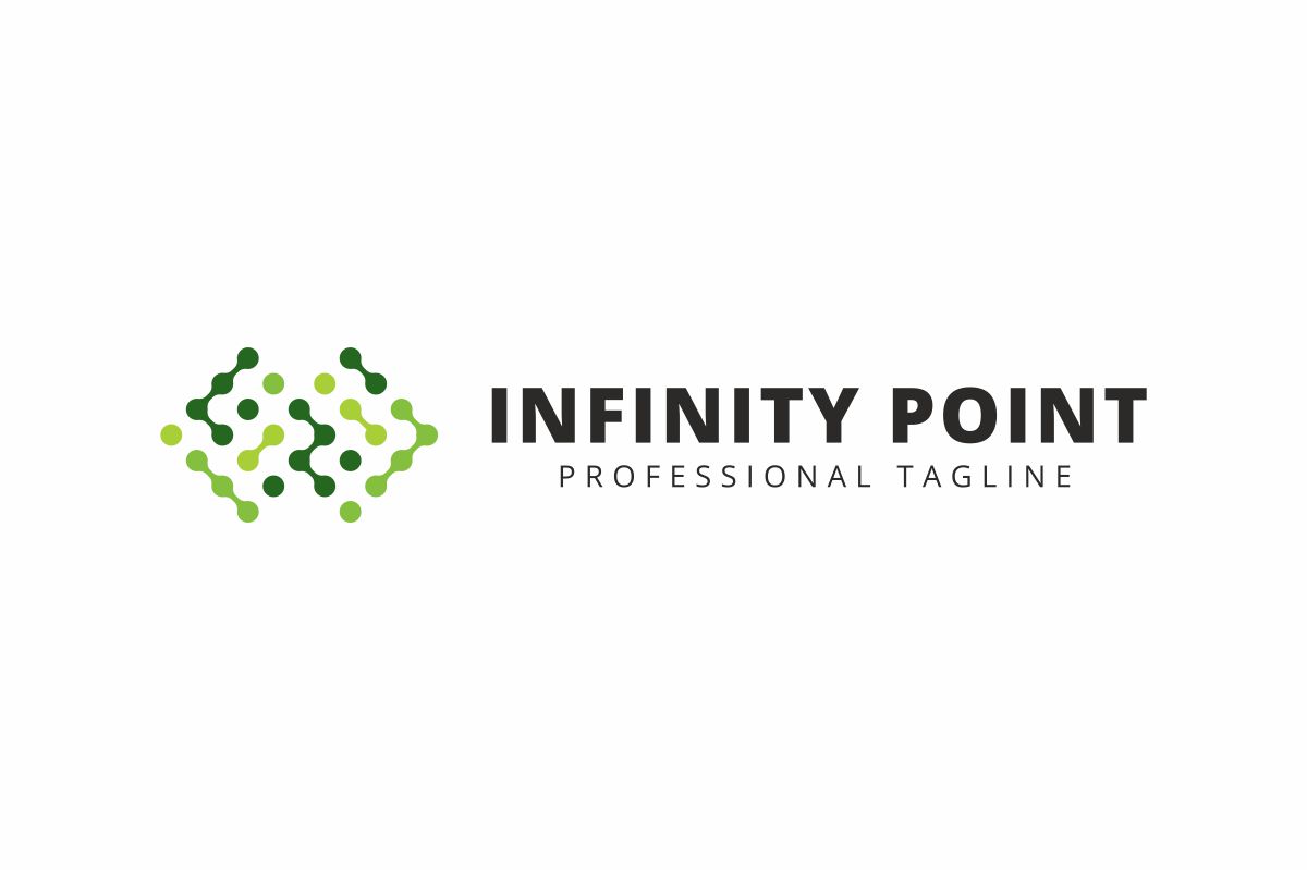 Download Шаблон логотипа "Infinity Point Logo Template" / Infinity Point Logo Template - Шаблон логотипа на тему графика abstract app artificial cloud computing connect cyber digital infinity internet modern simple system tech technology web point