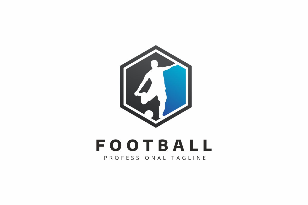 Download Шаблон логотипа "Soccer Logo Template" / Soccer Logo Template - Шаблон логотипа на тему графика actions association ball competition cup dynamics fast federation foot football game goal grass human kick pass play player professional score
