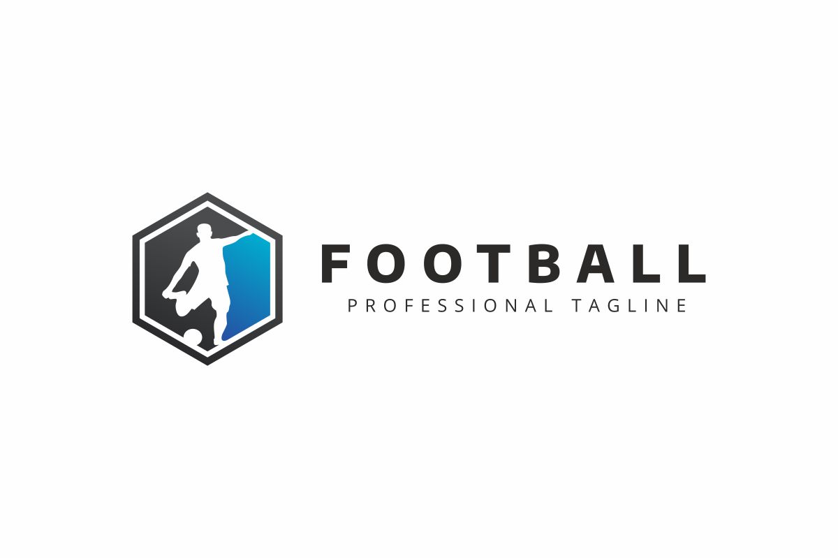 Download Шаблон логотипа "Soccer Logo Template" / Soccer Logo Template - Шаблон логотипа на тему графика actions association ball competition cup dynamics fast federation foot football game goal grass human kick pass play player professional score