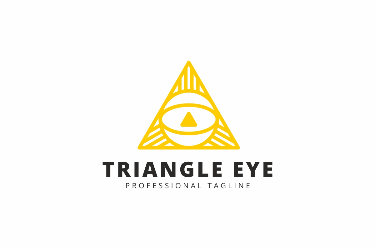 Download Шаблон логотипа "Triangle Eye Logo Template" / Triangle Eye Logo Template - Шаблон логотипа на тему графика abstract app business clean creative develop dot energy eye home host internet logo minimalist net office photo professional protect secure
