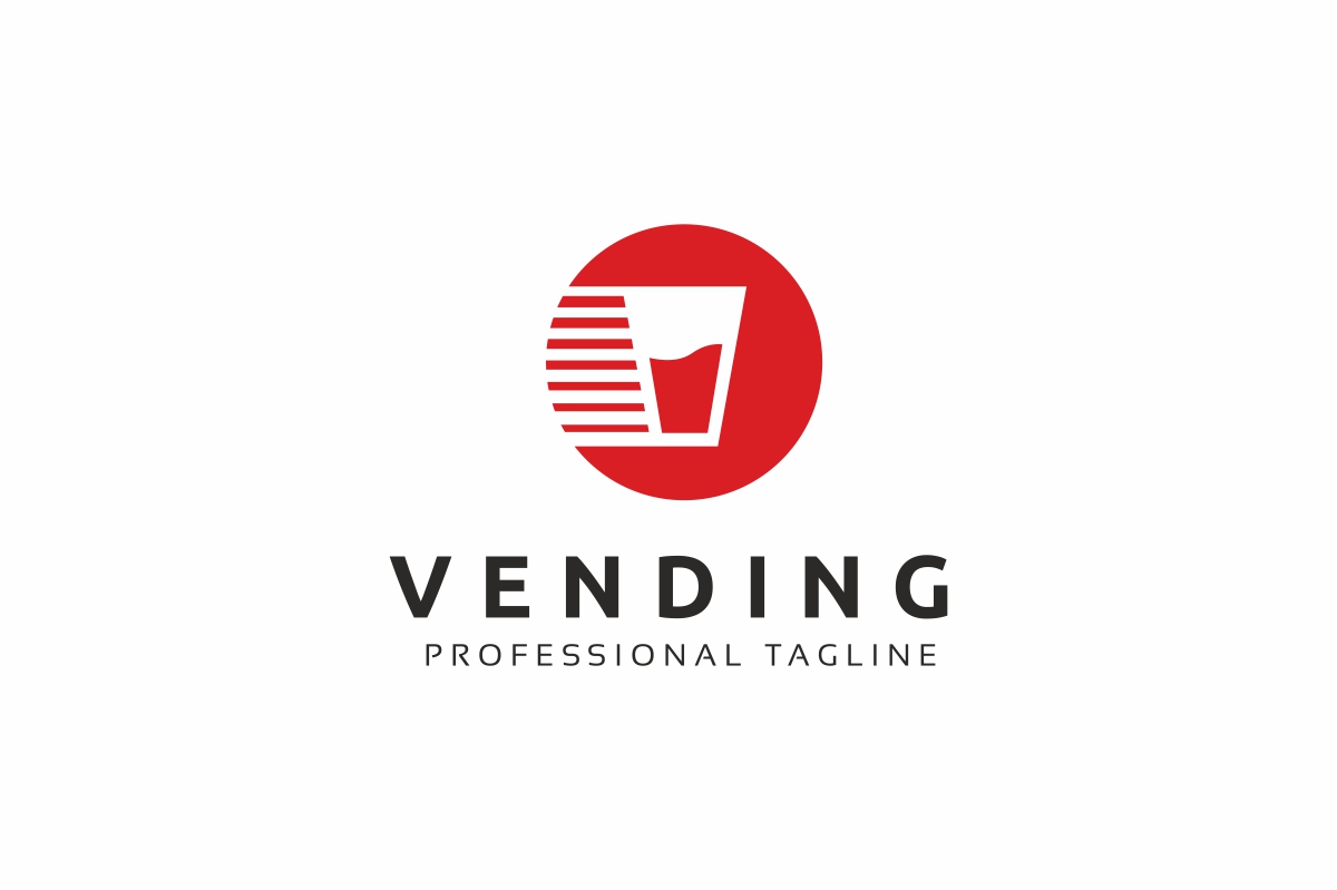 Download Шаблон логотипа "Vending Cafe Logo Template" / Vending Cafe Logo Template - Шаблон логотипа на тему графика breakfast buffet caffeine catering cheerful city coffee shop machine cup design energy flame flight force inspiration kitchen light logo missile