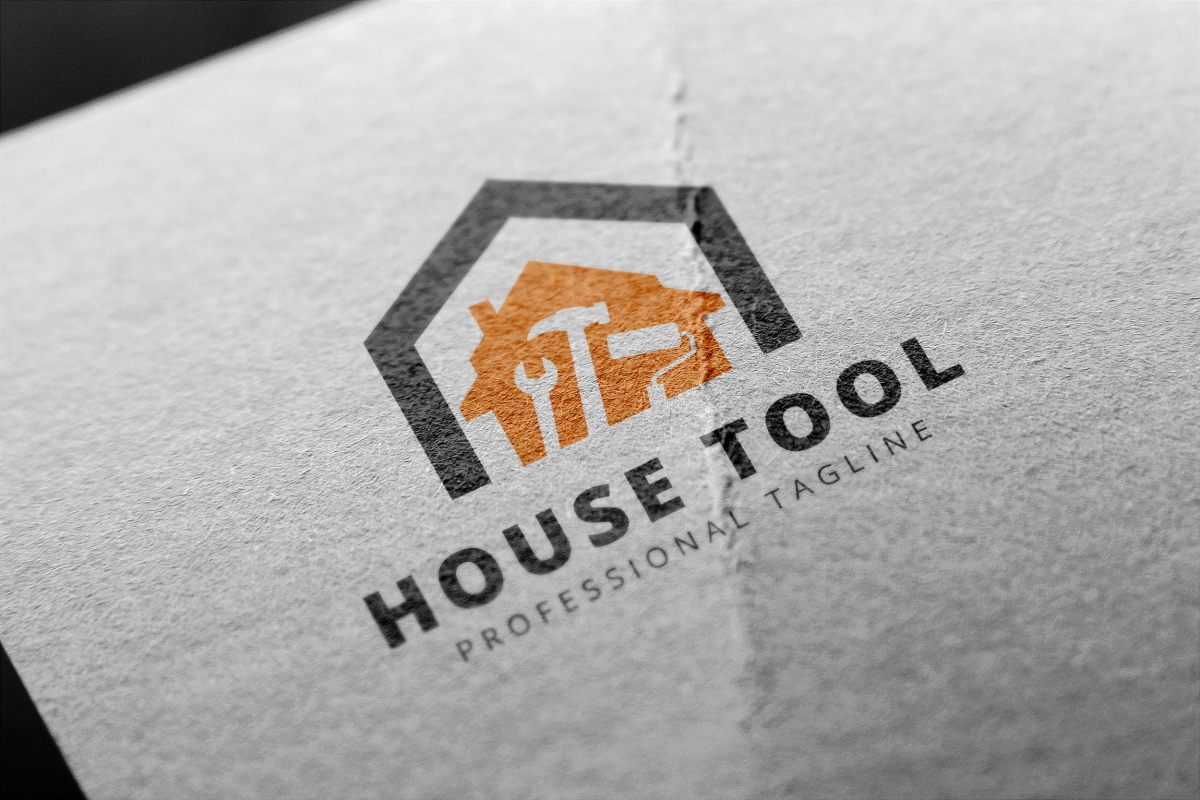 Download Шаблон логотипа "House Tool Logo Template" / House Tool Logo Template - Шаблон логотипа на тему графика builder business carpenter hammer handyman home fix logo renos renovation repair house pliers plumber professional satisfaction screwdriver tool worker wrench