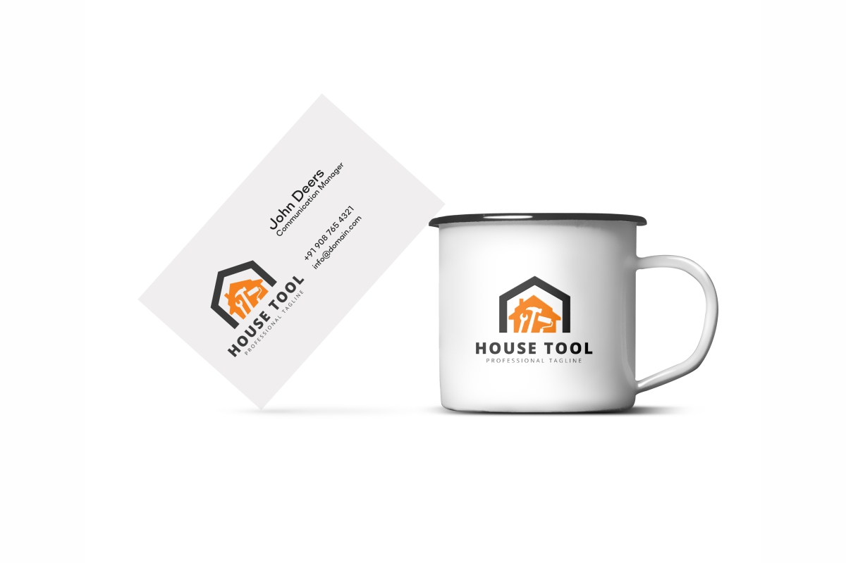 Download Шаблон логотипа "House Tool Logo Template" / House Tool Logo Template - Шаблон логотипа на тему графика builder business carpenter hammer handyman home fix logo renos renovation repair house pliers plumber professional satisfaction screwdriver tool worker wrench