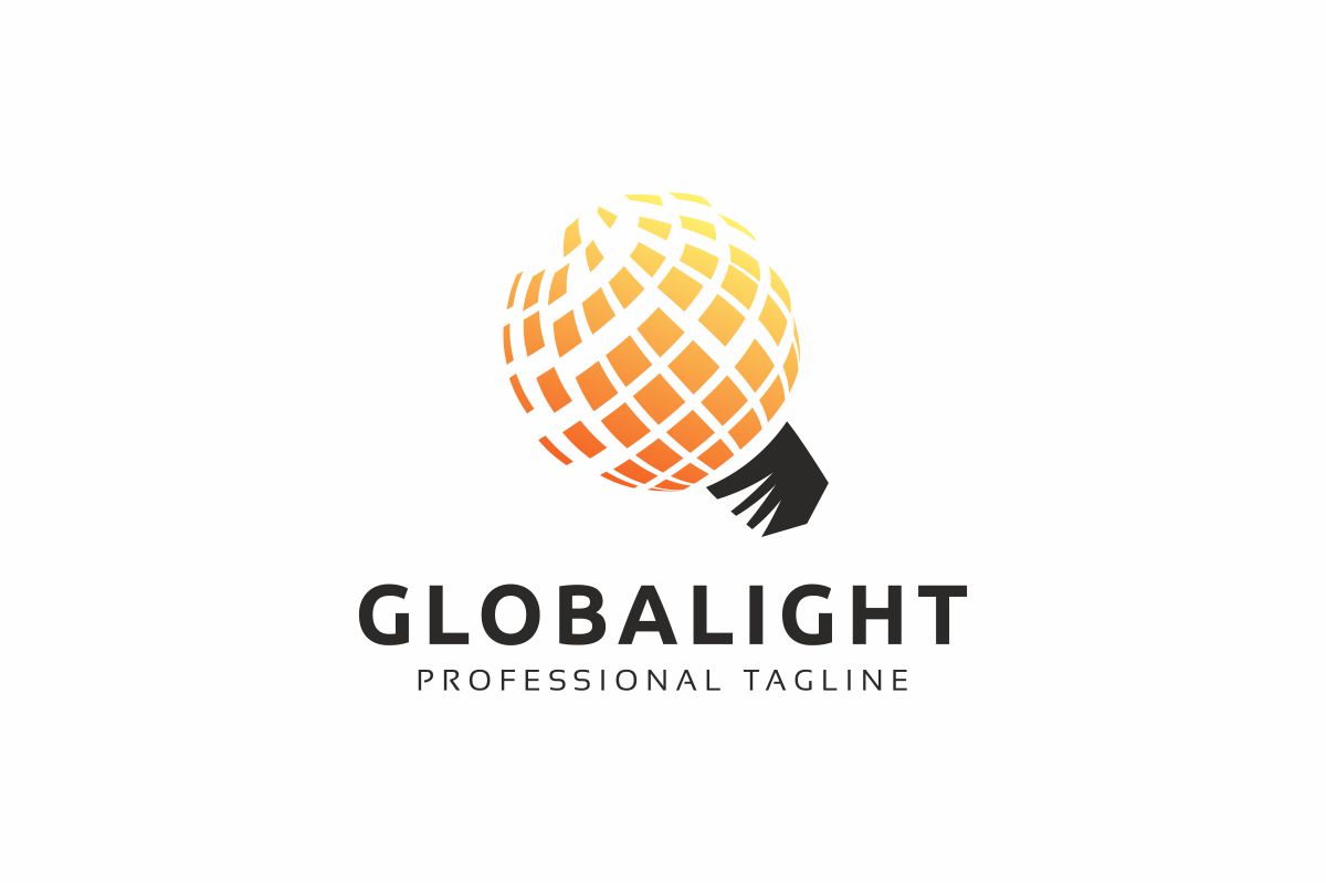 Download Шаблон логотипа "Global Idea Logo Template" / Global Idea Logo Template - Шаблон логотипа на тему графика atmosphere bulb communication communications consulting earth economy education electric electricity electronic finance globe growth humanity humankind idea ideas industry innovate