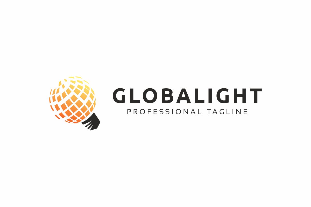 Download Шаблон логотипа "Global Idea Logo Template" / Global Idea Logo Template - Шаблон логотипа на тему графика atmosphere bulb communication communications consulting earth economy education electric electricity electronic finance globe growth humanity humankind idea ideas industry innovate