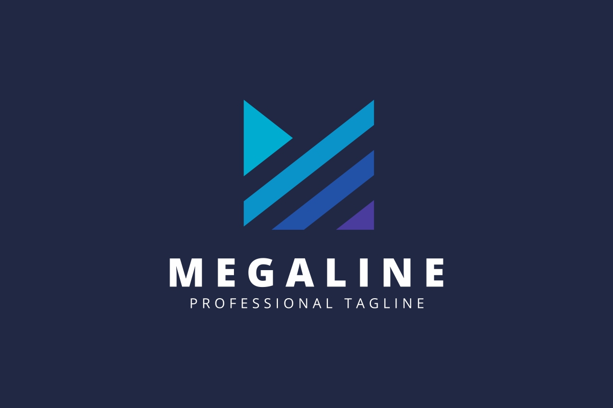 Download Шаблон логотипа "Megaline M Letter Logo Template" / Megaline M Letter Logo Template - Шаблон логотипа на тему графика agency consultant consulting creative development entertainment expert firm group letter m line logo market marketing master maximum media meta minimal