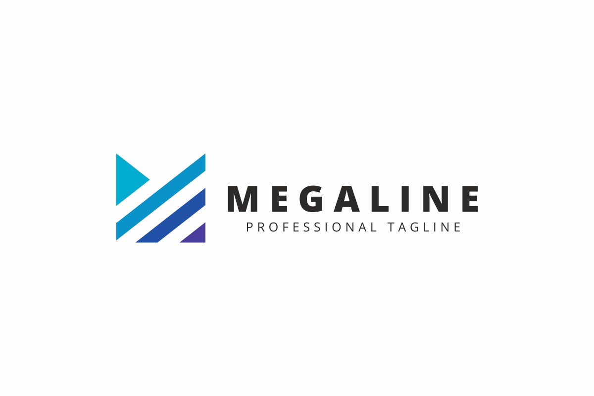 Download Шаблон логотипа "Megaline M Letter Logo Template" / Megaline M Letter Logo Template - Шаблон логотипа на тему графика agency consultant consulting creative development entertainment expert firm group letter m line logo market marketing master maximum media meta minimal