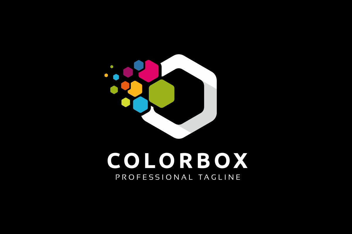 Download Шаблон логотипа "Colorful Box Logo Template" / Colorful Box Logo Template - Шаблон логотипа на тему графика agency art artistic arts box brand branding business colorful company corporate cube cubic cubical data design dot firm happy hexa