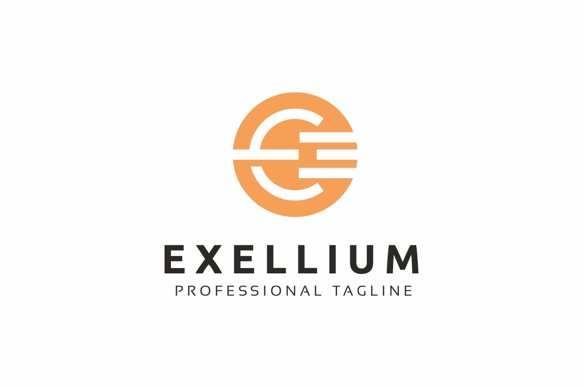 Download Шаблон логотипа "Exellium E Letter Logo Template" / Exellium E Letter Logo Template - Шаблон логотипа на тему графика alphabet app branding business creative cube design digital ecommerce elevate graphic hexa hexagon icon initial internet letter logo media e