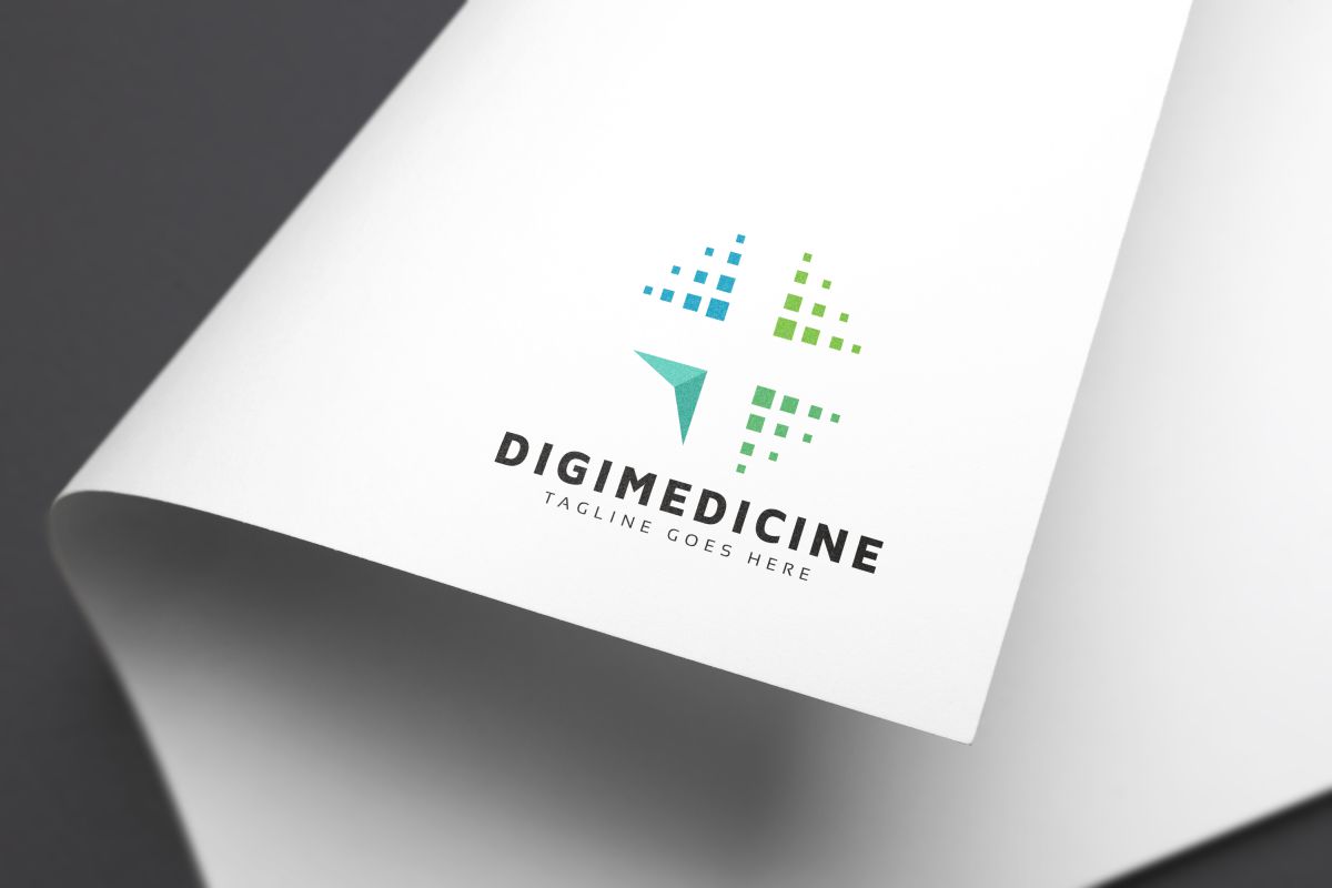 Download Шаблон логотипа "Digital Medicine Logo Template" / Digital Medicine Logo Template - Шаблон логотипа на тему графика brand branding business care clinic company cross data digital doctor health healthcare healthy hospice hospital medical medicine nurse office outpatient
