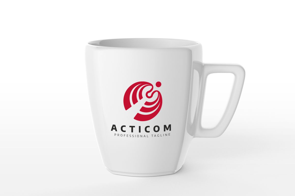 Download Шаблон логотипа "Acticom Logo Template" / Acticom Logo Template - Шаблон логотипа на тему графика action actions brand branding business club company dance dancing eurhythmics fitness group gym gymnastics human iconic identity jump jumping movement