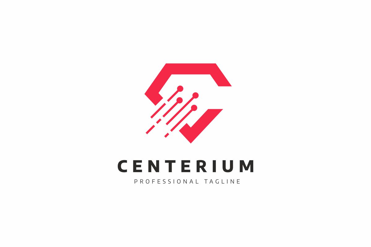 Download Шаблон логотипа "Centerium C Letter Logo Template" / Centerium C Letter Logo Template - Шаблон логотипа на тему графика arrow up bank branding business up c logo capital company brand consulting economy elegant finance green insurance invest market marketing