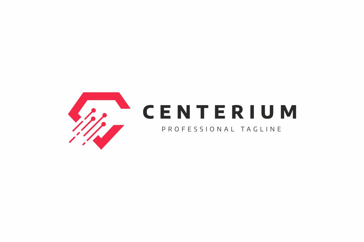 Download Шаблон логотипа "Centerium C Letter Logo Template" / Centerium C Letter Logo Template - Шаблон логотипа на тему графика arrow up bank branding business up c logo capital company brand consulting economy elegant finance green insurance invest market marketing