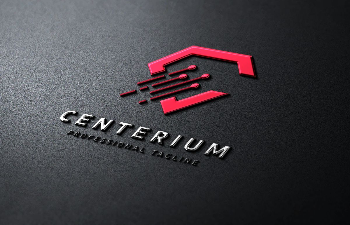 Download Шаблон логотипа "Centerium C Letter Logo Template" / Centerium C Letter Logo Template - Шаблон логотипа на тему графика arrow up bank branding business up c logo capital company brand consulting economy elegant finance green insurance invest market marketing