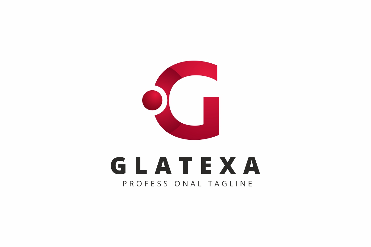 Download Шаблон логотипа "Glatexa G Letter Logo Template" / Glatexa G Letter Logo Template - Шаблон логотипа на тему графика 3d app forum g letter logo shape game media mobile modern software solution studio web