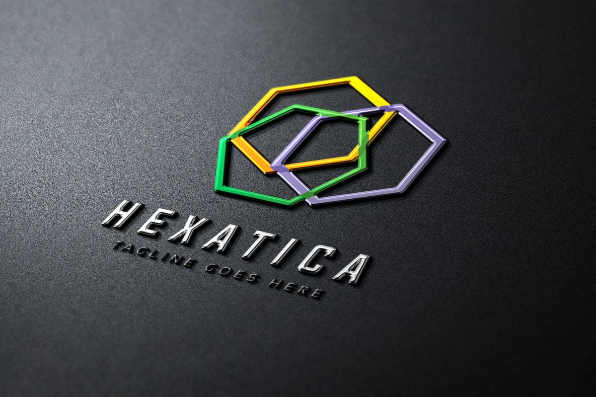 Download Шаблон логотипа "Hexatica Logo Template" / Hexatica Logo Template - Шаблон логотипа на тему графика abstract aplications app application architecture brand branding business construction corporate engineering factory green hardware hexagon identity industry logo logotype pixel
