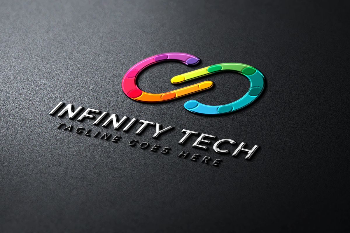 Download Шаблон логотипа "Infinity Tech Logo Template" / Infinity Tech Logo Template - Шаблон логотипа на тему графика administrative agency belief bold branding business colorful communication company consult logo consulting corporate creative endless full color human infinity law
