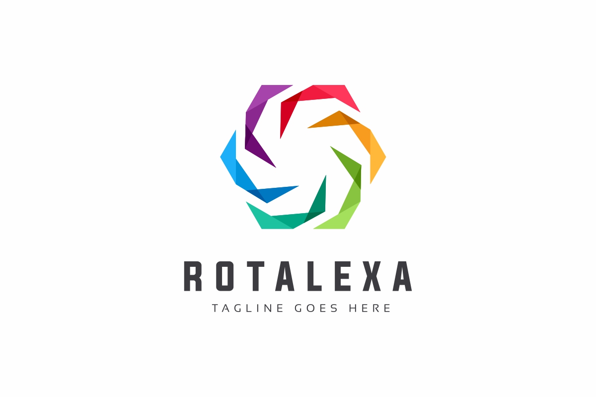 Download Шаблон логотипа "Rotalexa Logo Template" / Rotalexa Logo Template - Шаблон логотипа на тему графика abstract axis brainstorm brand branding center circle circular core creative development gaming gravitation international network planet process professional relation rotation