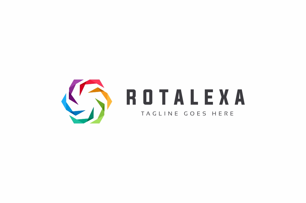 Download Шаблон логотипа "Rotalexa Logo Template" / Rotalexa Logo Template - Шаблон логотипа на тему графика abstract axis brainstorm brand branding center circle circular core creative development gaming gravitation international network planet process professional relation rotation