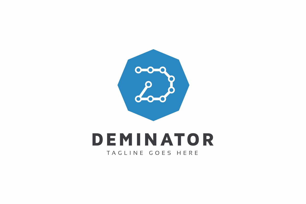 Download Шаблон логотипа "Deminator D Letter Logo Template" / Deminator D Letter Logo Template - Шаблон логотипа на тему графика branding business concept corporate design customizable d letter fashion identity industry inside insurance logo multimedia multipurpose office photography simple software