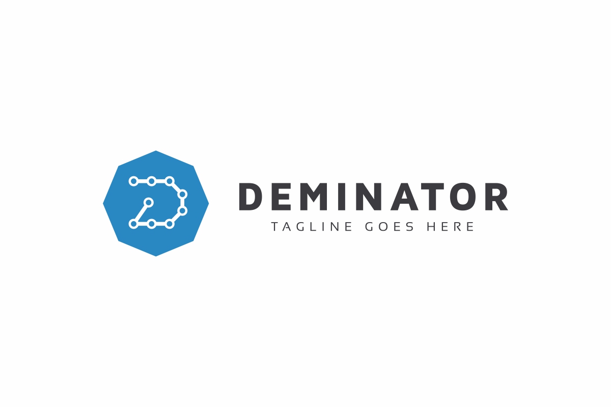 Download Шаблон логотипа "Deminator D Letter Logo Template" / Deminator D Letter Logo Template - Шаблон логотипа на тему графика branding business concept corporate design customizable d letter fashion identity industry inside insurance logo multimedia multipurpose office photography simple software
