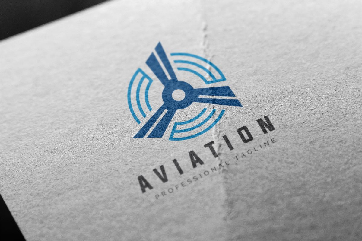 Download Шаблон логотипа "Aviation Logo Template" / Aviation Logo Template - Шаблон логотипа на тему графика aerospace air bus transport aircraft aviation blue business circle company corporate course dart. wing design development fly learn light manufacture