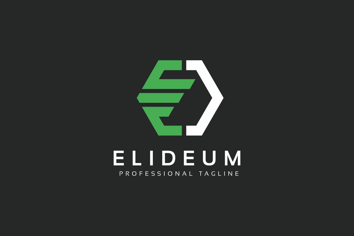 Download Шаблон логотипа "Elideum E Letter Logo Template" / Elideum E Letter Logo Template - Шаблон логотипа на тему графика abstract box brand branding business creativity cube cubic cubical design dimension e letter e logo ecommerce evolution expert expertise extreme