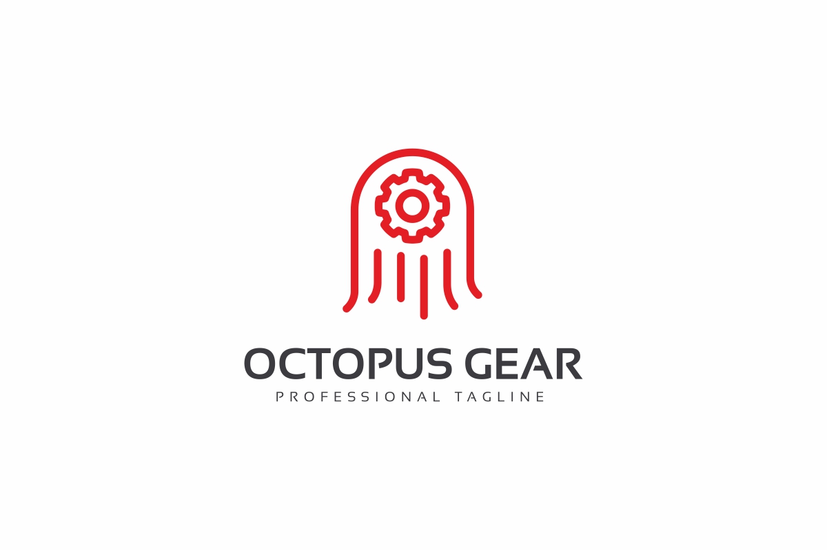 Download Шаблон логотипа "Octopus Logo Template" / Octopus Logo Template - Шаблон логотипа на тему графика animal animals identity logo octopus octopuslogo symbol visual