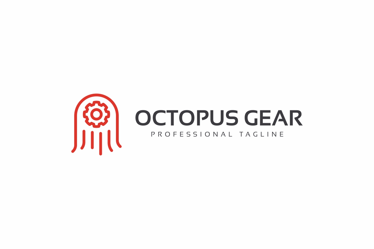 Download Шаблон логотипа "Octopus Logo Template" / Octopus Logo Template - Шаблон логотипа на тему графика animal animals identity logo octopus octopuslogo symbol visual