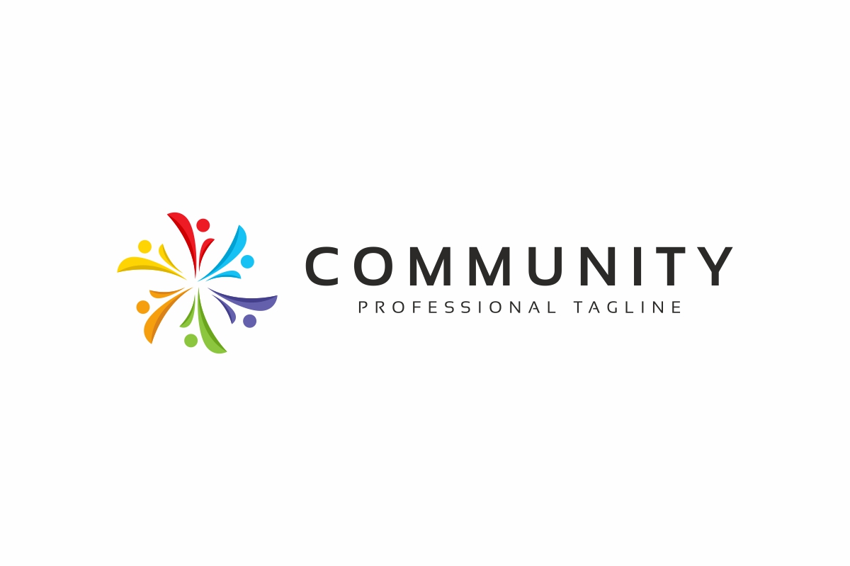 Download Шаблон логотипа "Connected People Logo Template" / Connected People Logo Template - Шаблон логотипа на тему графика association charity clean club communication community logo connect connected people connecting connection consulting corporate endless family group human interaction network