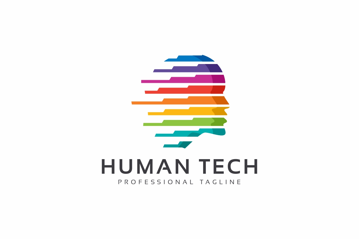 Download Шаблон логотипа "Human Tech Logo Template" / Human Tech Logo Template - Шаблон логотипа на тему графика brain concept design engineering gear gears head icon idea illustration industrial innovation intelligence invention isolated it logo machine man mechanic