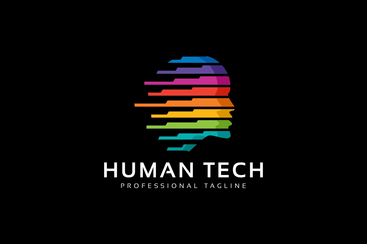 Download Шаблон логотипа "Human Tech Logo Template" / Human Tech Logo Template - Шаблон логотипа на тему графика brain concept design engineering gear gears head icon idea illustration industrial innovation intelligence invention isolated it logo machine man mechanic