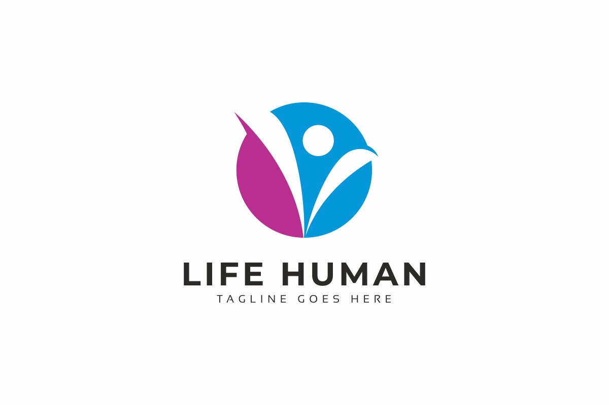 Download Шаблон логотипа "Life Human Logo Template" / Life Human Logo Template - Шаблон логотипа на тему графика balance clip-art dance ecological emblem environments farming graphic healthcare icon insignia life logo natural organic pictograph recycling silhouette stock template