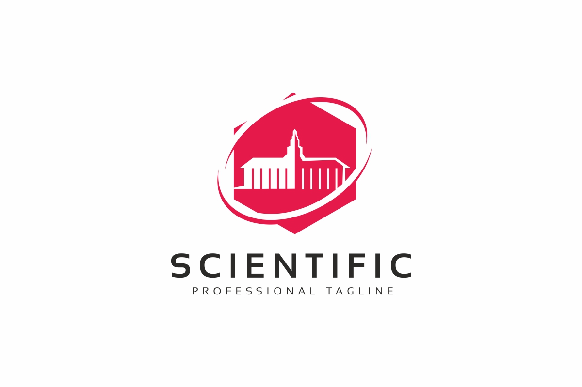 Download Шаблон логотипа "Scientific Logo Template" / Scientific Logo Template - Шаблон логотипа на тему графика 3d art artist blue box branding build building city city logo color build logo commercial cube house media megalopolis modern