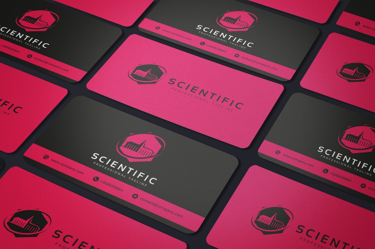 Download Шаблон логотипа "Scientific Logo Template" / Scientific Logo Template - Шаблон логотипа на тему графика 3d art artist blue box branding build building city city logo color build logo commercial cube house media megalopolis modern