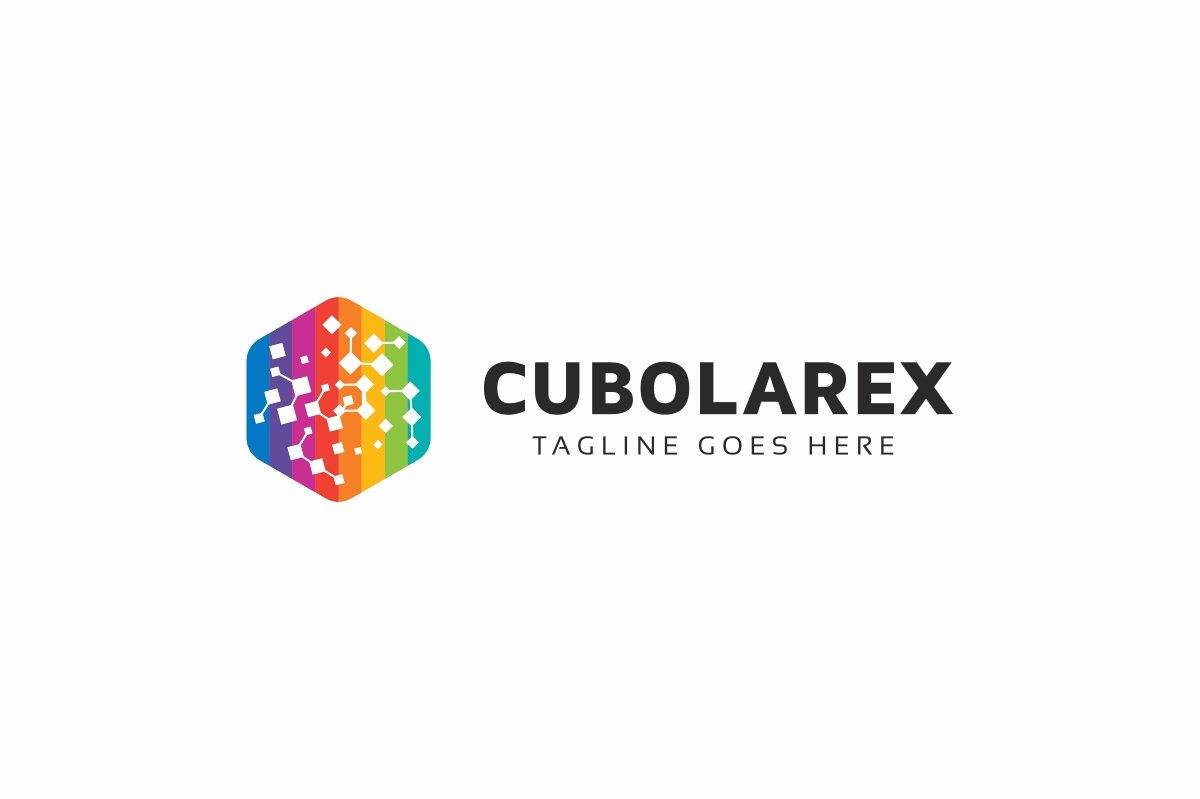 Download Шаблон логотипа "Cubolarex Logo Template" / Cubolarex Logo Template - Шаблон логотипа на тему графика 3d agency android app colorful logo corporate cube d developer digital digital internet letter media modern photography pixel print ready