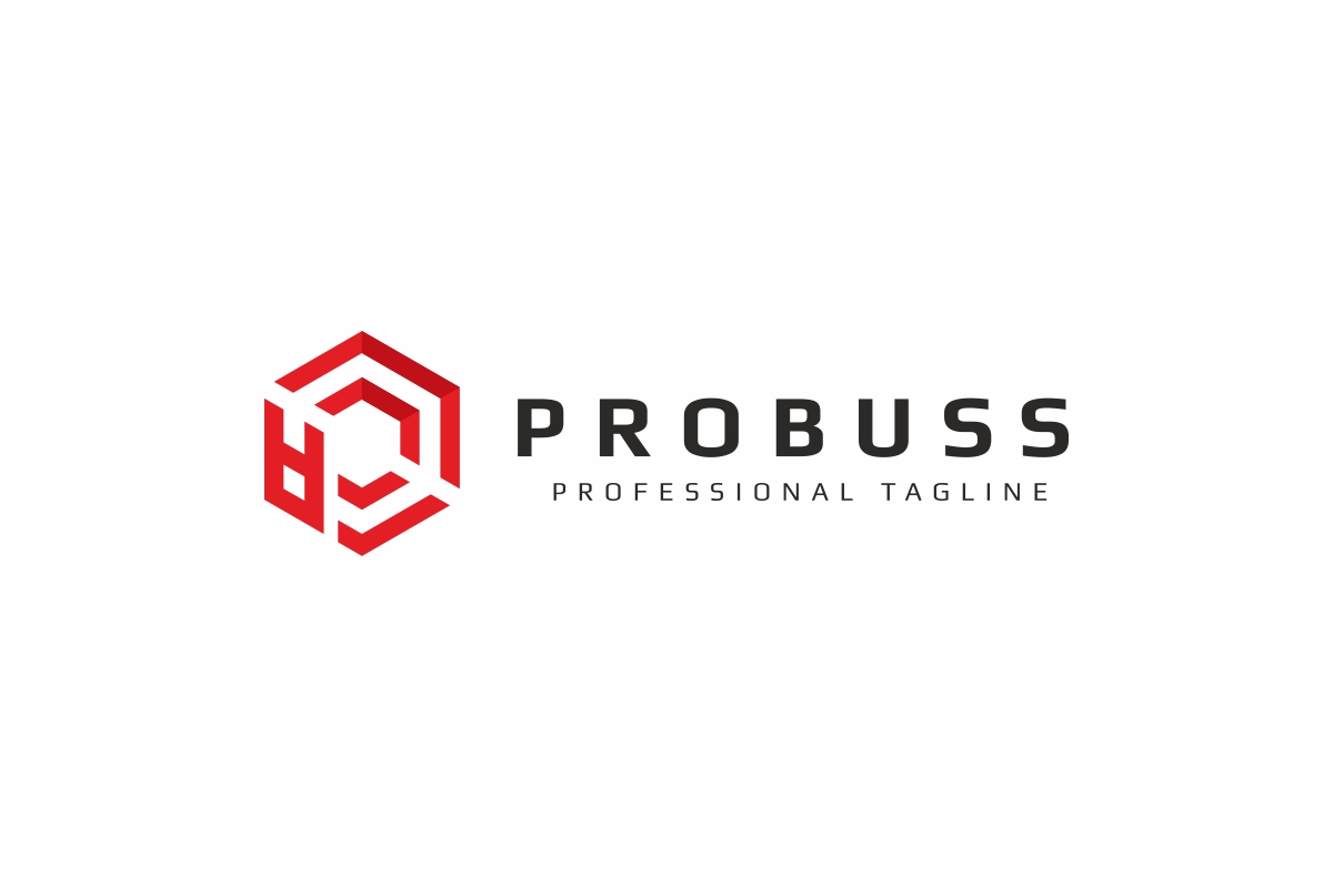 Download Шаблон логотипа "Probuss P Letter Hexagon Logo Template" / Probuss P Letter Hexagon Logo Template - Шаблон логотипа на тему графика abstract agency box brand branding consultant container core corporate creative cube cubical depth development dimension entertainment face gaming hexagon hexagonal