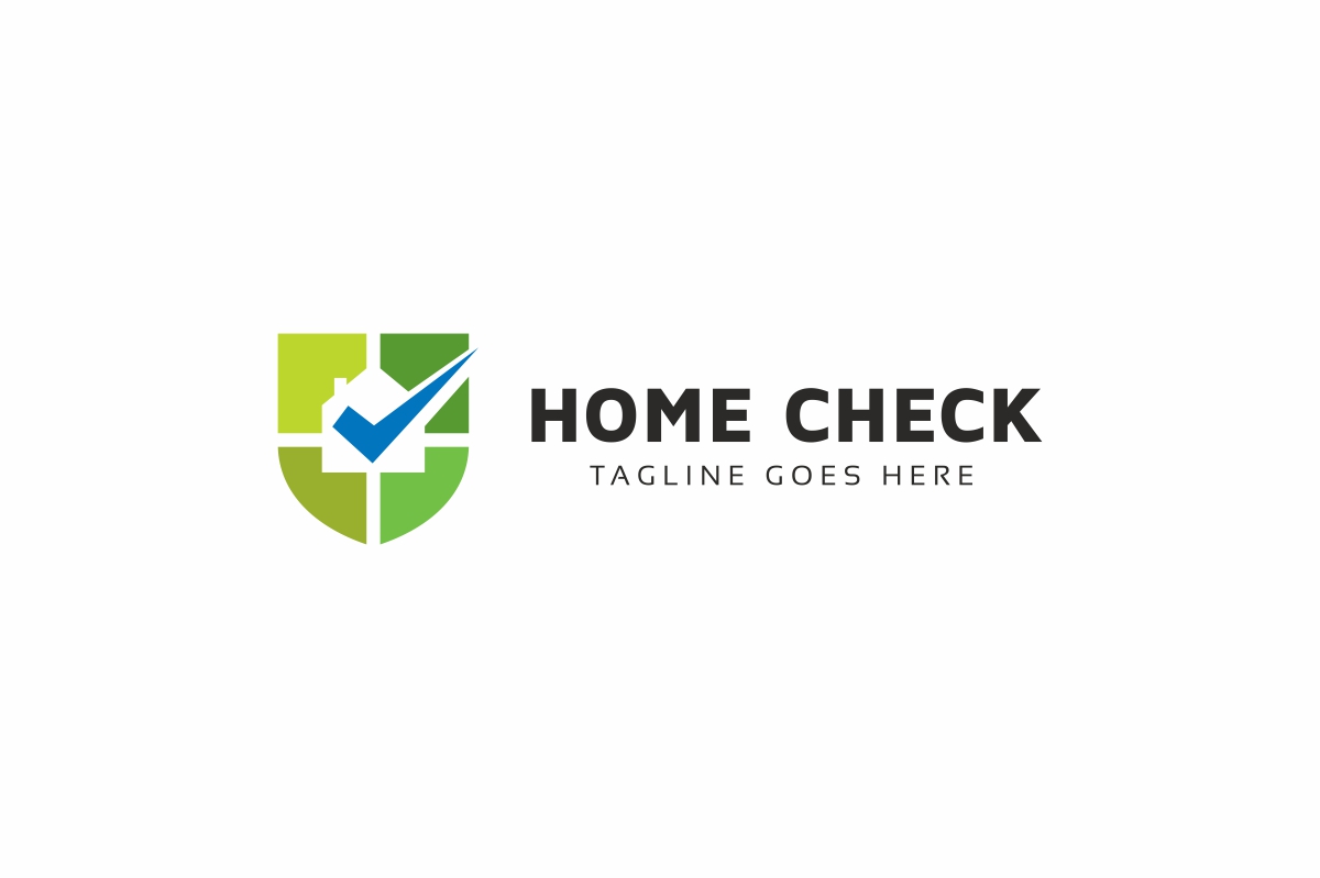 Download Шаблон логотипа "Home Check Logo Template" / Home Check Logo Template - Шаблон логотипа на тему графика architect builder building carpenter check construction examination flip home inspection house inspector listing okay plan planning protection reno renovation renovator