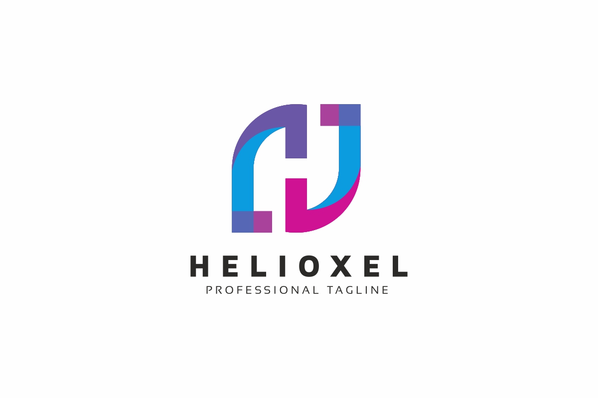 Download Шаблон логотипа "Helioxel H Letter Logo Template" / Helioxel H Letter Logo Template - Шаблон логотипа на тему графика bold business clean construction crisp h letter h logo hotel initial insurance iron logotype metal modern professional real estate rounded
