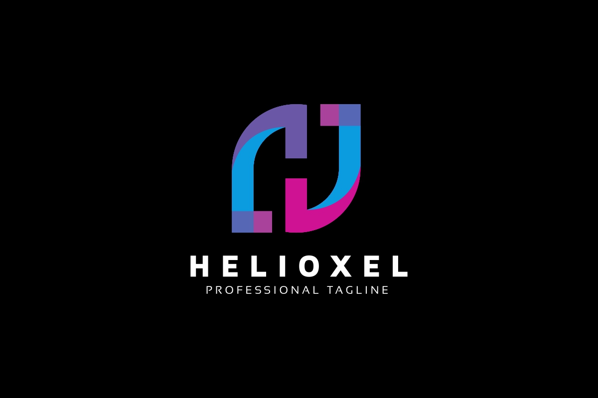 Download Шаблон логотипа "Helioxel H Letter Logo Template" / Helioxel H Letter Logo Template - Шаблон логотипа на тему графика bold business clean construction crisp h letter h logo hotel initial insurance iron logotype metal modern professional real estate rounded