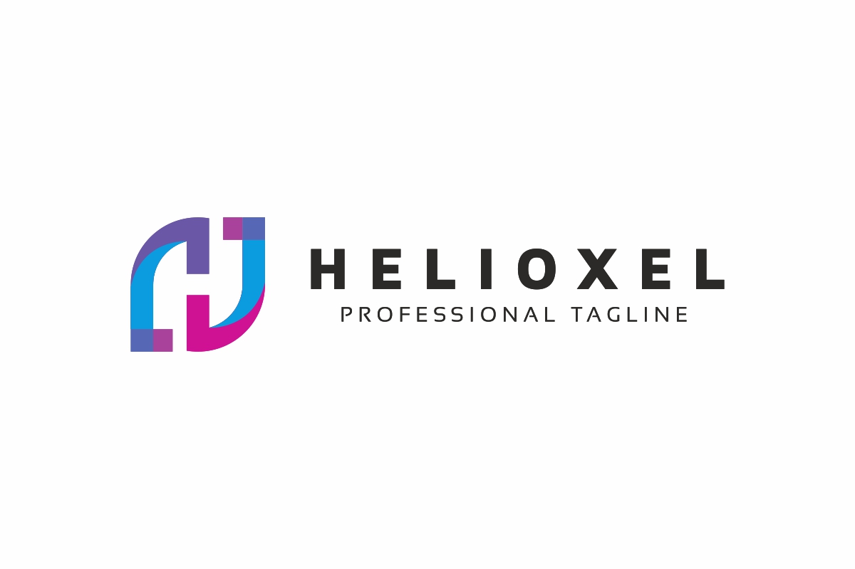 Download Шаблон логотипа "Helioxel H Letter Logo Template" / Helioxel H Letter Logo Template - Шаблон логотипа на тему графика bold business clean construction crisp h letter h logo hotel initial insurance iron logotype metal modern professional real estate rounded