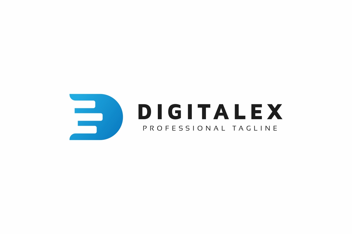 Download Шаблон логотипа "Digitalex-D Letter Logo Template" / Digitalex-D Letter Logo Template - Шаблон логотипа на тему графика box brand branding business corporate creative cube cubic cubical d letter logo data digital dimension diversity dream expertise hexagonal marketing